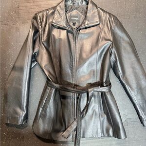 Outback Black Leather Women's Jacket